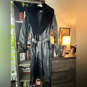 Danielle Bernstein Pleather Trench